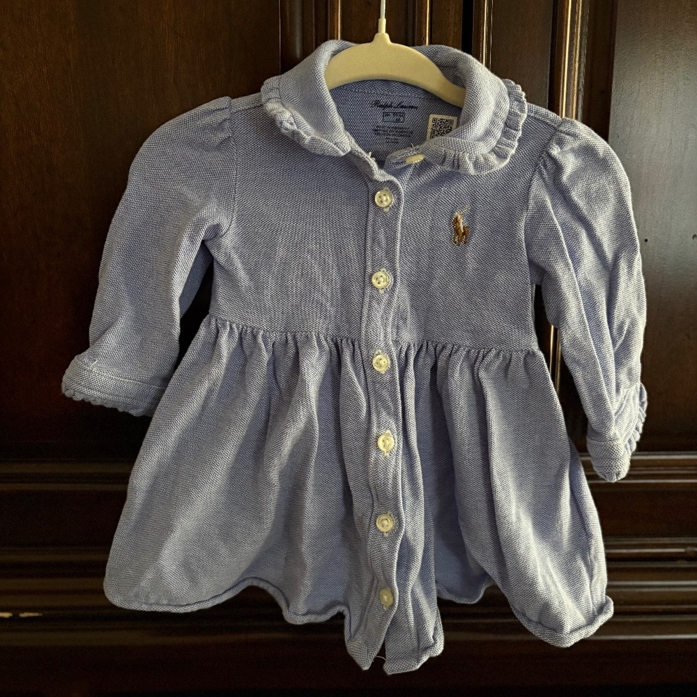 Knit Mesh Oxford Dress & Bloomer